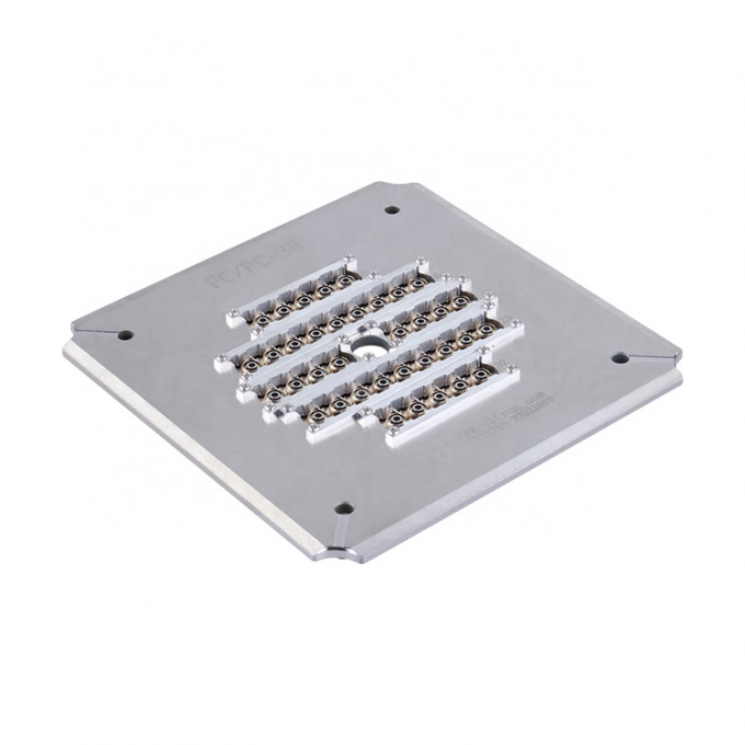 High Density Fiber Optic Polishing Jig , 36 Ports FC APC Connector ...