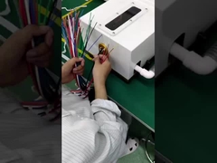 Automatic peeling and shearing machine