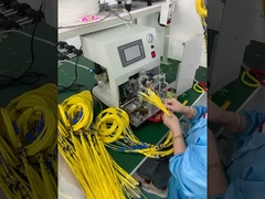 P6802 Automatic Fiber Optic Cable Stripping Machine Patch Cord Pigtail Cutting