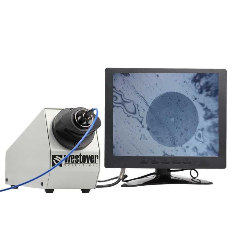 20X Fiber Optic Inspection Microscope , Optical Fiber Microscope With ...