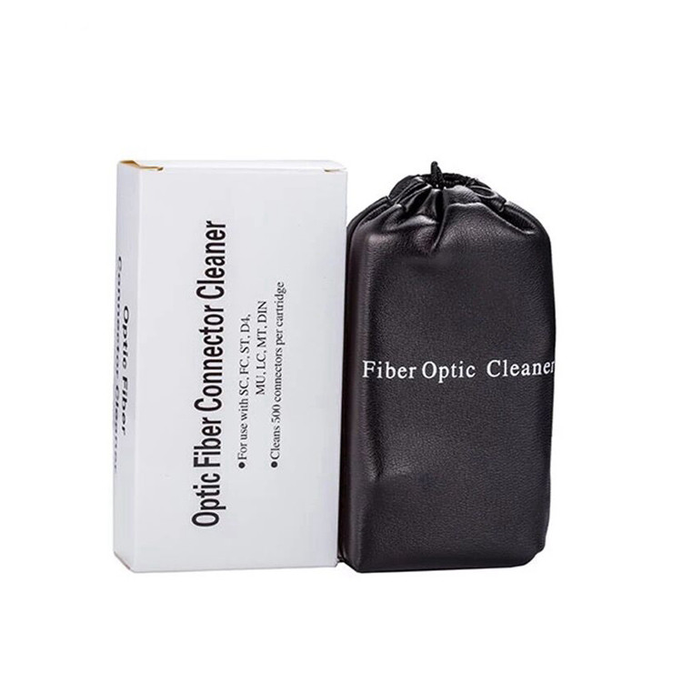 D4/MU/LC/MT/DIN Optical Fiber Connector Cleaner , Plastic Fiber Optic Cassette Cleaner