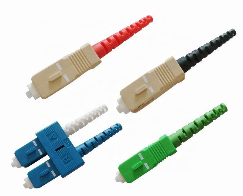 Multimedia Multimode Fiber Patch Cord Connectors Apc Sc Connector