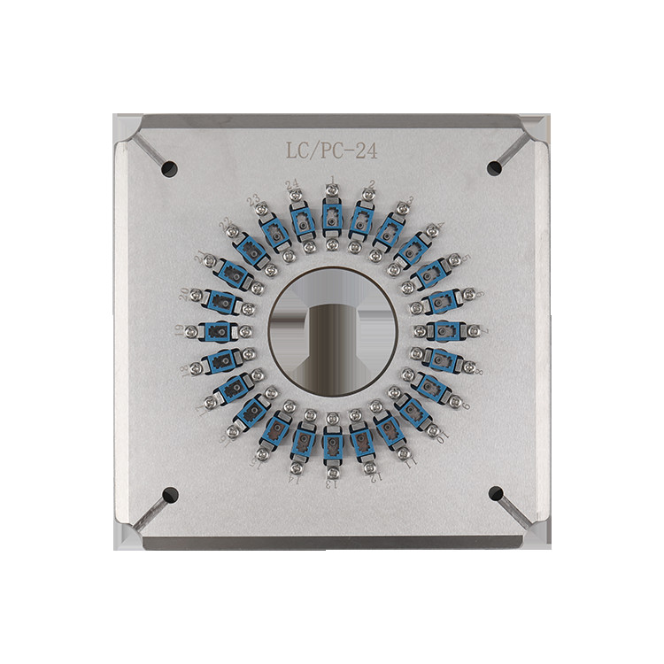 LC PC Housing Fiber Patch Cord Polishing Fixture 24 Connectors A Time