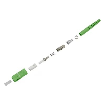 0.9mm 2.0mm 3.0mm Fiber Patch Cord Connectors SC APC Type For FTTX