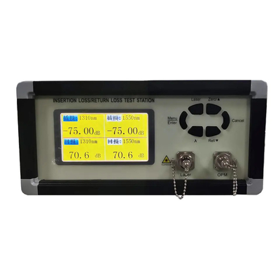 3kg EXW FTTH AC260V High Precision Optic Fiber Insertion Return Loss Tester Machine