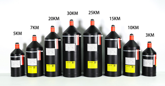 FPV Invisible 10KM 15Km Optic Fiber Canister ultra-reliable Optical fiber reel 3 km with air unit and ground side unit