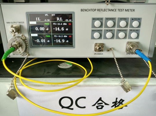 Fiber Optic Equipment Fiber Optical Insertion & Return Loss Tester IL&RL Test Station and Rl Il Tester