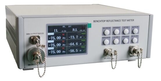 High Measurement Accuracy IL/RL Tester with Multiple Working Modes and Universal Optical Connector
