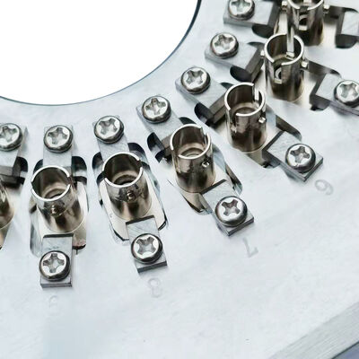 ST Fiber Optic 24/32 Connector Polishing Fixture with Hardened Stainless Steel S136 for High Efficiency and Insertion Loss ≤0.20dB