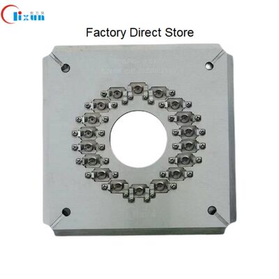 Stainless Steel 26 Port FC APC Polishing Fixture for High Efficiency Fiber Optic Polishing Jig