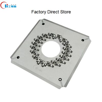 Stainless Steel 26 Port FC APC Polishing Fixture for High Efficiency Fiber Optic Polishing Jig