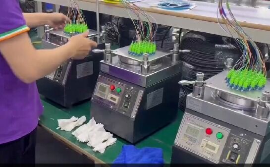 48 Ports LC PC Fiber Optic Polishing Jig with Hardened Stainless Steel for High Efficiency Grinding