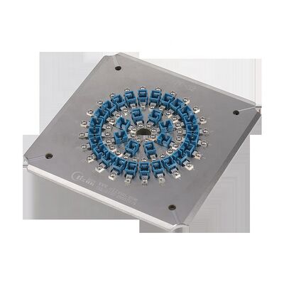 32 Hole Connector SC/UPC Polishing Fixture with Hardened Stainless Steel S136 Fiber Optic Polishing Jig