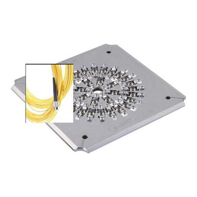 32 Ports FC PC Fiber Optic Connector Polishing Fixture with Hardened Stainless Steel S136 and IPC Structure