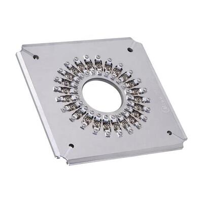 Stainless Steel S136 FC UPC Polishing Fixture with 24/32/36 Connectors Capacity and Independent Compression IPC Structure
