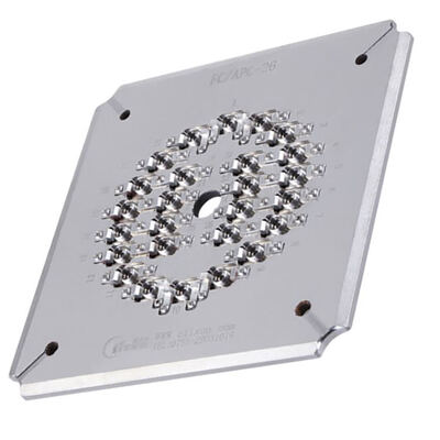 26 Port FC APC Fiber Optic Polishing Fixture with Hardened Stainless Steel S136 for Anti-Rust and Durable Performance