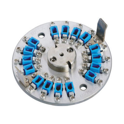 Hardened Stainless Steel LC UPC Polishing Fixture with 16 Connectors Capacity and 3D Pass Rate 100%