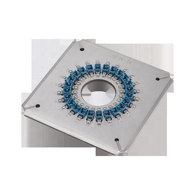 Hardened Stainless Steel S136 Fiber Optic Polishing Jig with 24 32 36 Ports and Insertion Loss ≤0.20dB for SC UPC Connectors