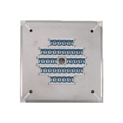 Hardened Stainless Steel S136 Fiber Optic Polishing Jig with 24 32 36 Ports and Insertion Loss ≤0.20dB for SC UPC Connectors