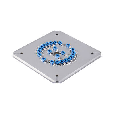 24-Position LC APC Polishing Fixture with Stainless Steel S136 for High-Quality End-Face Polishing