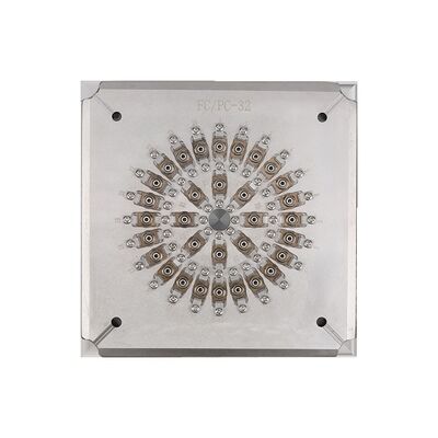 Hardened Stainless Steel S2316 Fiber Optic Polishing Jig for FC Connectors with 24/32/36 Capacity and ≤0.20dB Insertion Loss