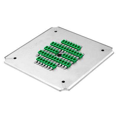 24 Core LC-APC Polishing Fixture with Stainless Steel S2316 for High Efficiency Fiber Optic Polishing