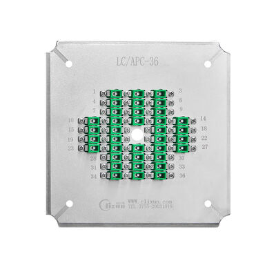 24 Core LC-APC Polishing Fixture with Stainless Steel S2316 for High Efficiency Fiber Optic Polishing