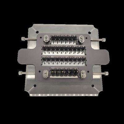 32-Fiber Abrasion Resistance Hardened Stainless Steel S136 FC UPC Fiber Optic Polishing Jig