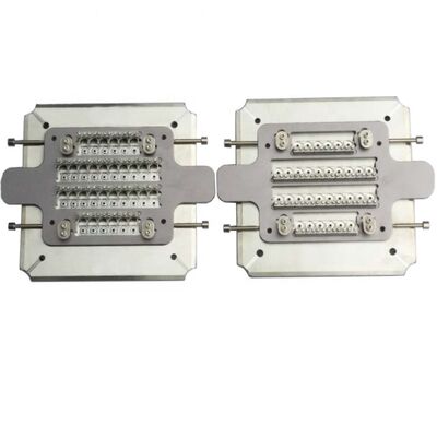 32-Fiber Abrasion Resistance Hardened Stainless Steel S136 FC UPC Fiber Optic Polishing Jig
