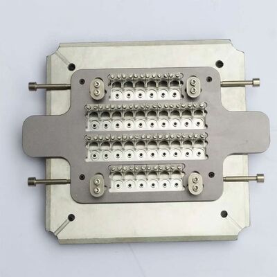 32-Fiber Abrasion Resistance Hardened Stainless Steel S136 FC UPC Fiber Optic Polishing Jig