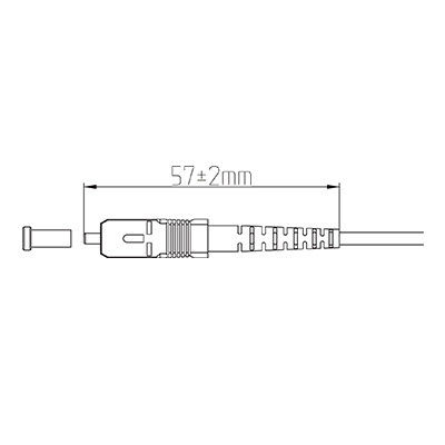 Blue Fiber Patch Cord Connectors