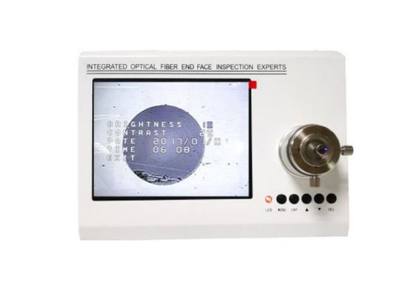 400/200x Integrated Fiber Inspection Scope , End Face Fibre Optic Microscope