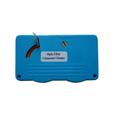 D4/MU/LC/MT/DIN Optical Fiber Connector Cleaner , Plastic Fiber Optic Cassette Cleaner