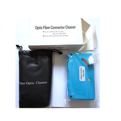 D4/MU/LC/MT/DIN Optical Fiber Connector Cleaner , Plastic Fiber Optic Cassette Cleaner