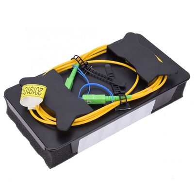 FC/LC/SC/ST Connector SM DM OTDR Launch Cable Box , 500m 1km Fiber Optic Launch Box