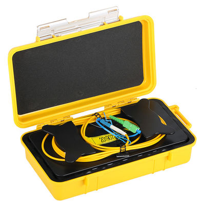 FC/LC/SC/ST Connector SM DM OTDR Launch Cable Box , 500m 1km Fiber Optic Launch Box