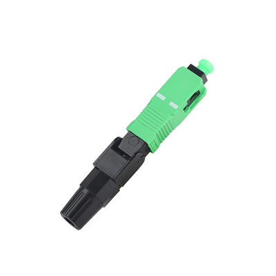 Blue SC UPC Field Installable Fiber Optic Fast Connectors For WAN LAN