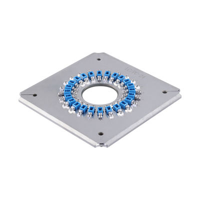 24 Connectors Square LC/UPC Optical Fibre Polishing Fixture Kit Flexible Operation
