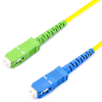 0.9mm 2.0mm 3.0mm Fiber Patch Cord Connectors SC APC Type For FTTX