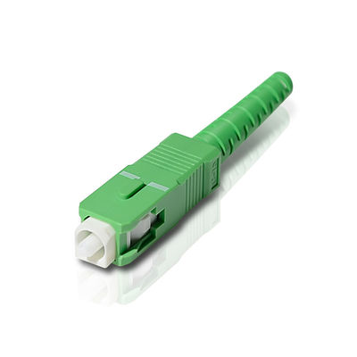 High Precision Single Mode Fiber Sc Connector PBT Fibre Channel Connector 5.0mm Boot