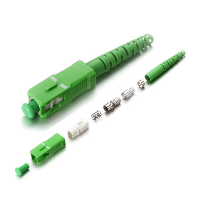 0.9mm 2.0mm 3.0mm Fiber Patch Cord Connectors SC APC Type For FTTX