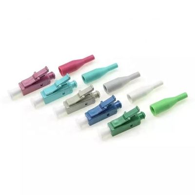 0.9MM Fiber Optic Pigtail Connector , SM MM LC Optical Connector Temperature Control