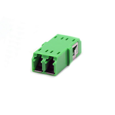 SM/MM/OM3/OM4 Lc Apc Duplex Adapter , Fiber Optic Cable Adapter With Internal Shutter