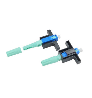 ISO9001 SC UPC Fiber Optic Fast Connectors For FTTH 0.9/2.0/3.0mm Fiber Cable