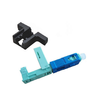 ISO9001 SC UPC Fiber Optic Fast Connectors For FTTH 0.9/2.0/3.0mm Fiber Cable