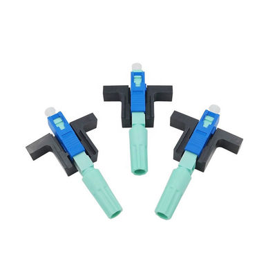 ISO9001 SC UPC Fiber Optic Fast Connectors For FTTH 0.9/2.0/3.0mm Fiber Cable