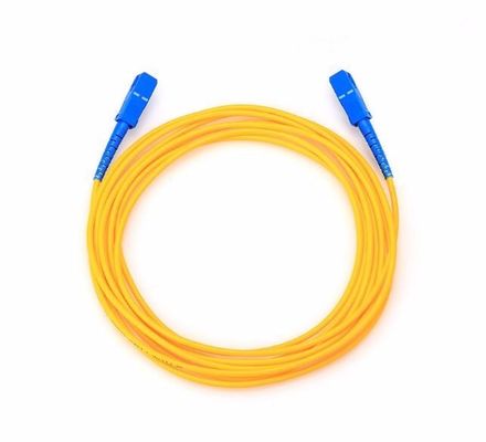 Military FTTH Indoor Fiber Optic Patch Cord Cable With SC UPC Male Connector