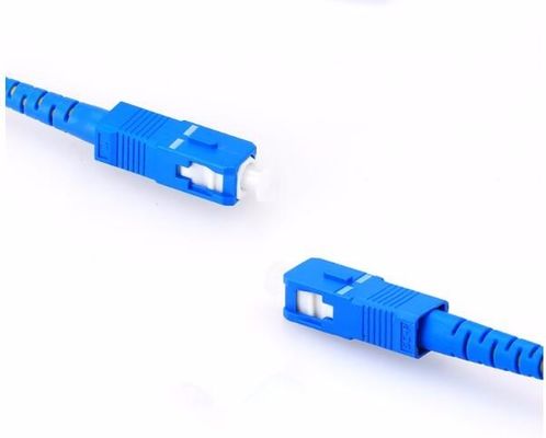 Military FTTH Indoor Fiber Optic Patch Cord Cable With SC UPC Male Connector
