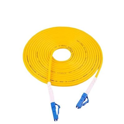 LC UPC SM Fiber Optic Patch Cord Network Cable 0.9mm/2.0mm/3.0mm Good Exchangeability