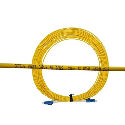 LC UPC SM Fiber Optic Patch Cord Network Cable 0.9mm/2.0mm/3.0mm Good Exchangeability